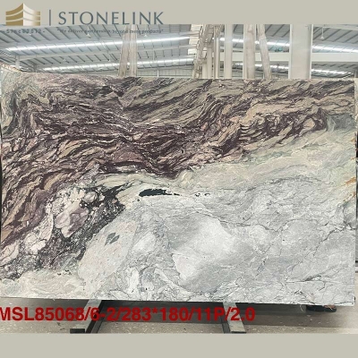 Fantastic Violet marble slab