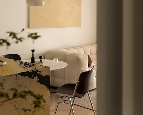 Stone Home Design for Kitchen | A Dreamy Theater with Interleaving Texture and Color